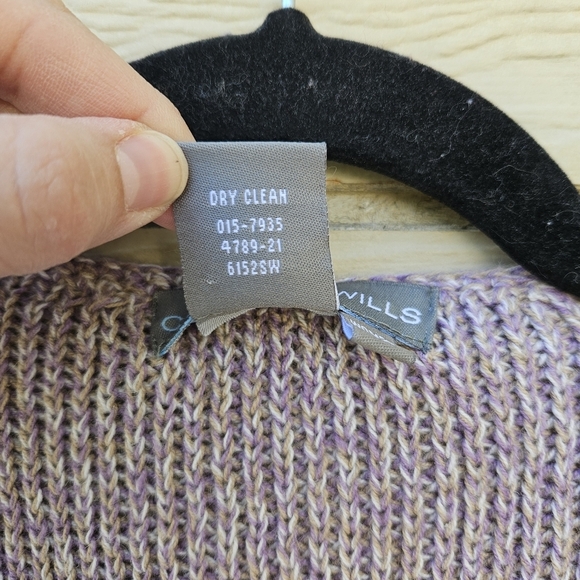 Clifford & Wills long light purple cardigan duster 1X - Picture 4 of 4